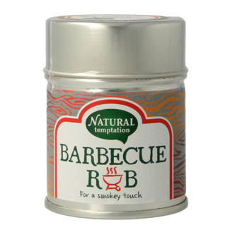 Natural Temptation Natural Temptation Barbecue rub blikje bio 40 Gram