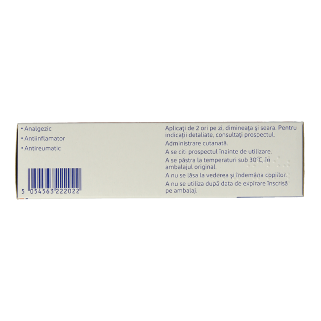 Emulgel extra strength Romanian packaging 100 Gram