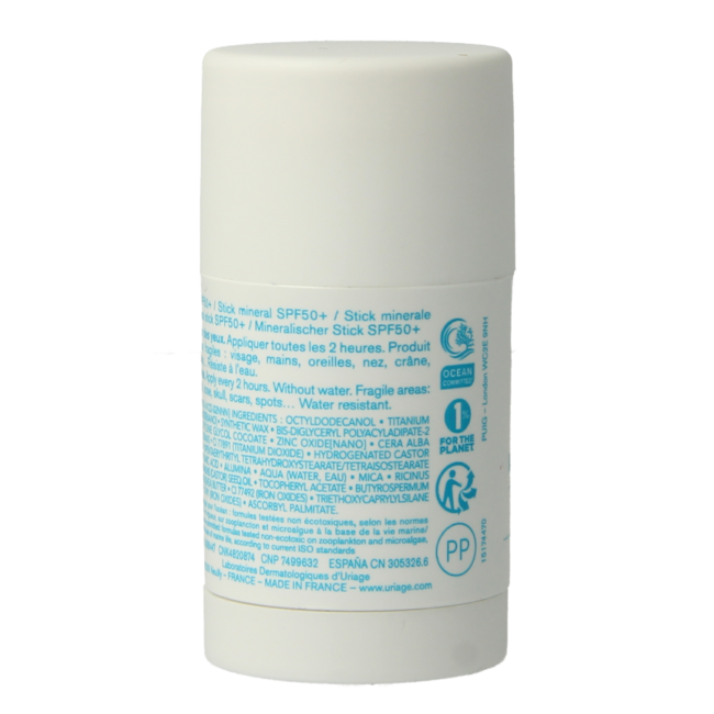 Uriage Bariesun SPF50+ mineral stick 18 Gram