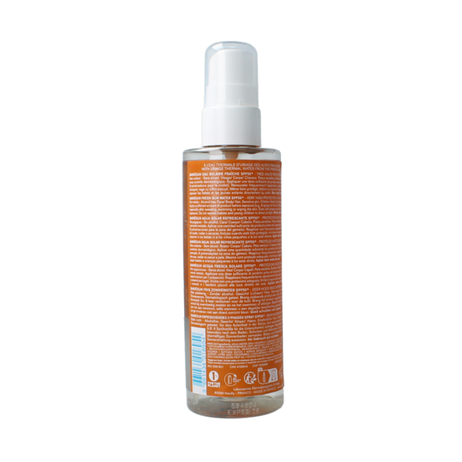 Bariesun SPF50+ eau solaire fraiche spray 200 mililitros