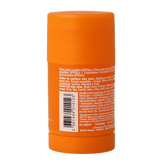 Uriage Bariesun Stick SPF50+ effetto invisibile e luminoso 18 Grammi