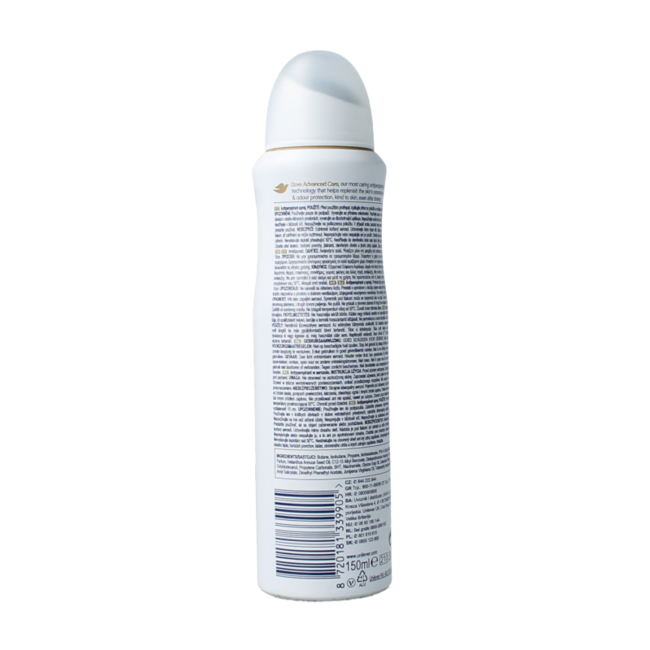 Déodorant spray Dove Advanced Care Clean Touch 150 ml