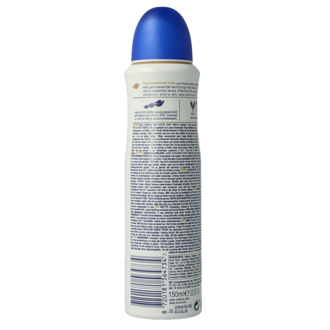 Dove Deodorant spray original 150 Millilitres