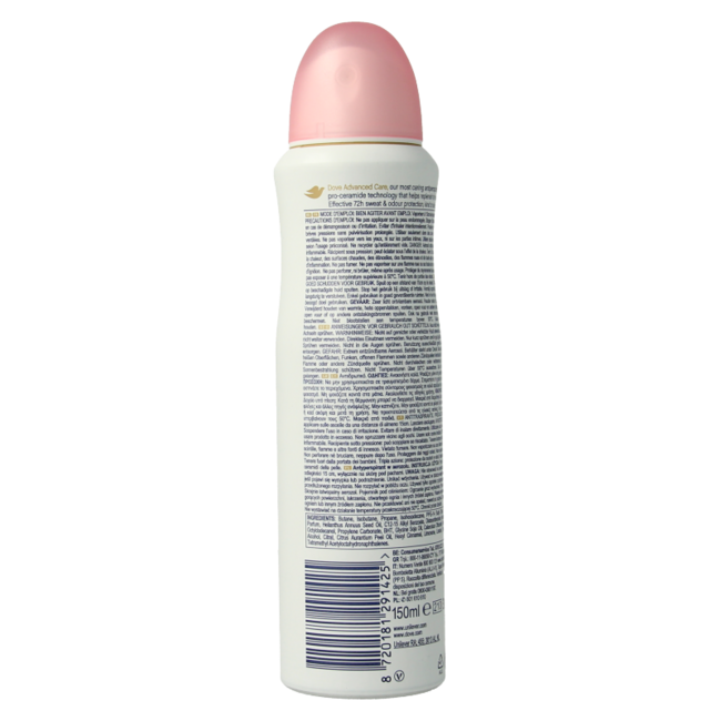 Dove Deodorant spray beauty finish 150 Millilitres