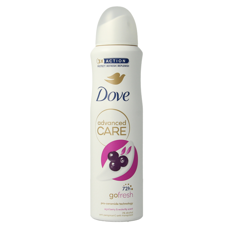 Dove Desodorante en spray Advanced Care açai y nenúfar 150 mililitros
