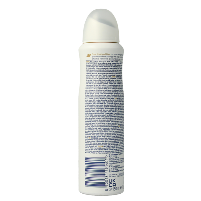 Dove Deodorante spray Advanced Açai e Ninfea 150 Millilitri