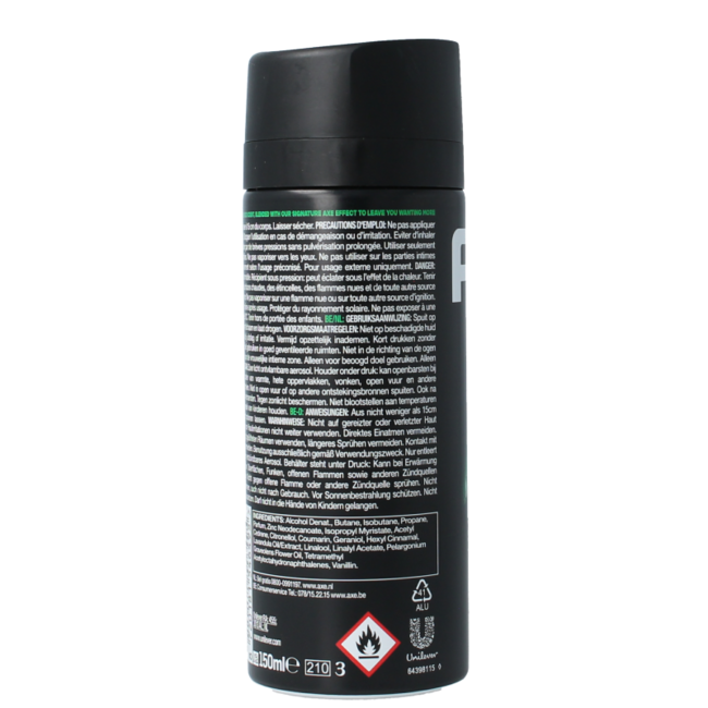 AXE Deodorant bodyspray Africa 150 Millilitres