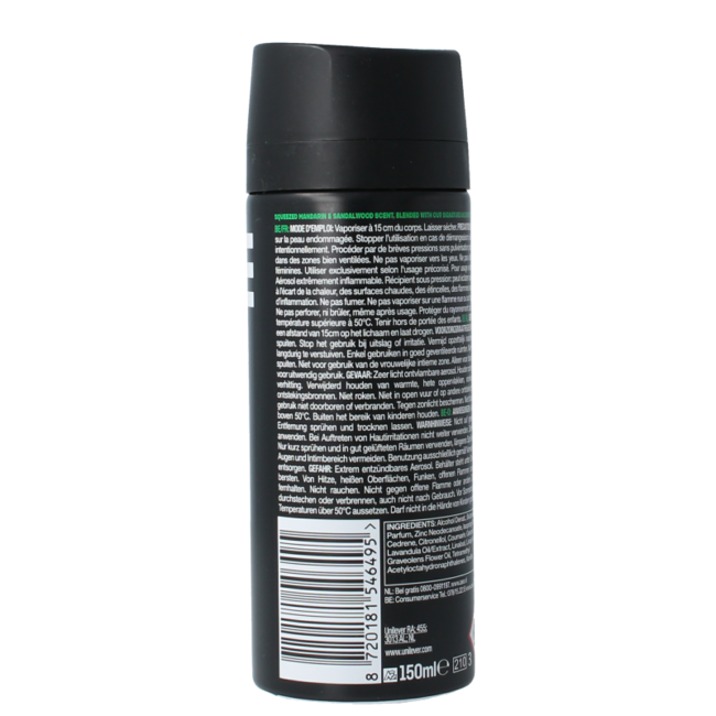 AXE Deodorant bodyspray Africa 150 Millilitres
