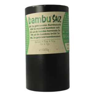 Bambu Salz Aman Prana Bambussalz fein, 2x geröstet 1 Kilogramm