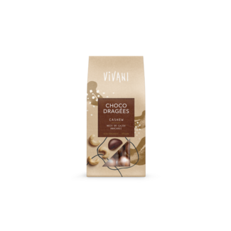 Vivani Organic cashew chocolate dragees 75 Gram