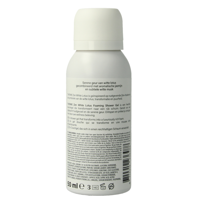 Therme Zen White Lotus Foaming Shower 50ml