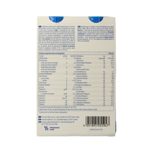 2Kcal Drink Vanille 200ml 4 Stück