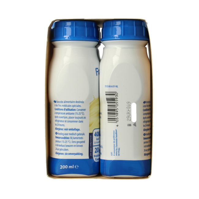 2Kcal Drink Vanille 200ml 4 Stück