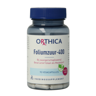 Orthica Orthica Foliumzuur 400 90 Kapsułek wegetariańskich