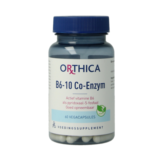 Orthica B6-10 Co-enzym 60 Cápsulas vegetarianas