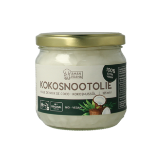 Amanprana Organic coconut oil 325 Millilitres
