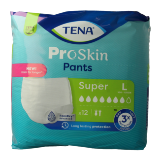 Tena Tena ProSkin Pants Super Taille L - 12 pièces