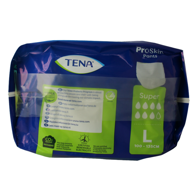 Tena Proskin pants super L 12 Stuks