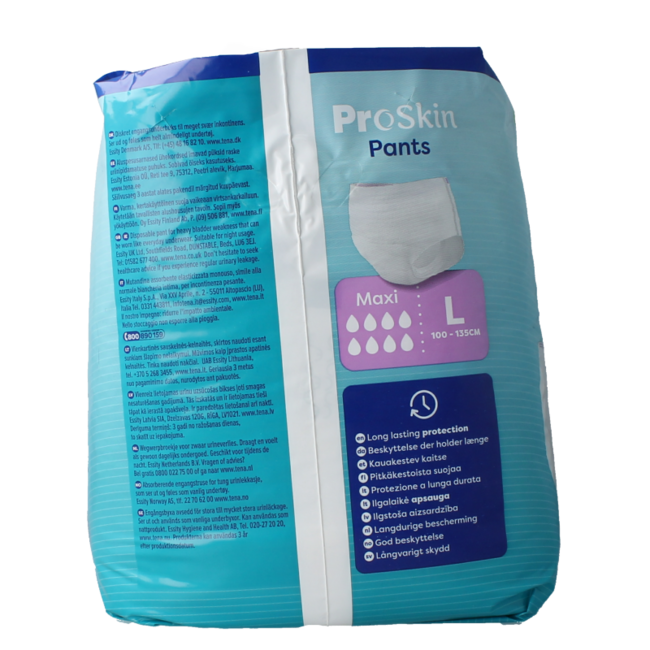 Tena Proskin pants maxi L 10 unidades
