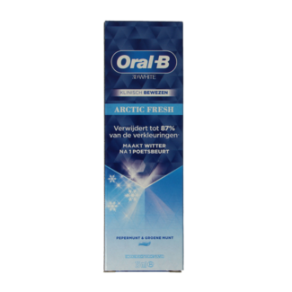 Oral B Oral B Toothpaste 3D White Arctic Fresh 75 Millilitres