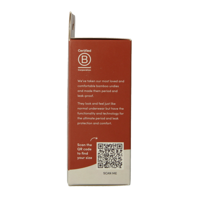 Boody Menstruationsunterwäsche Bikinislip Schwarz Normal L 1 Stück