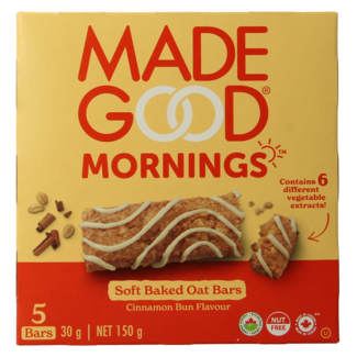 Made Good Made Good Morning Bar Cinnamon Bun Organic 5 Pack