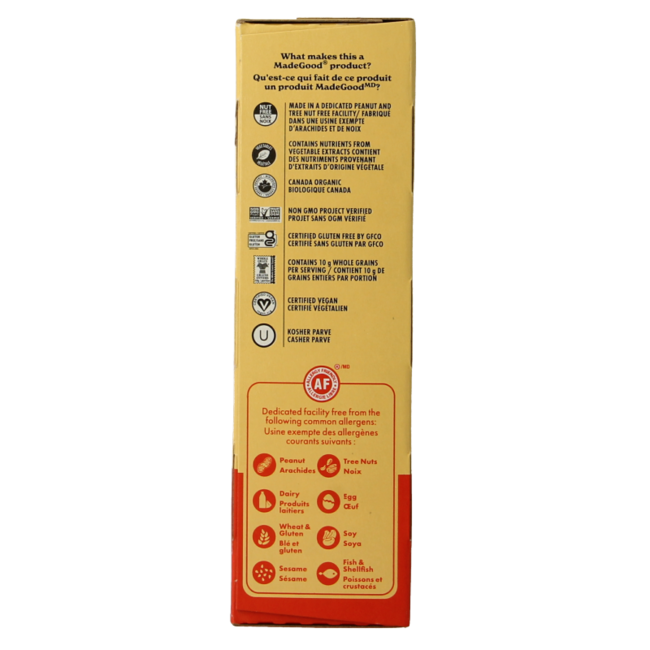 Barritas MadeGood Morning cinnamon bun bio 5 unidades