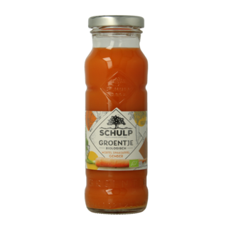 Schulp Succo biologico Groentje di carota, arancia e zenzero 200 Millilitri