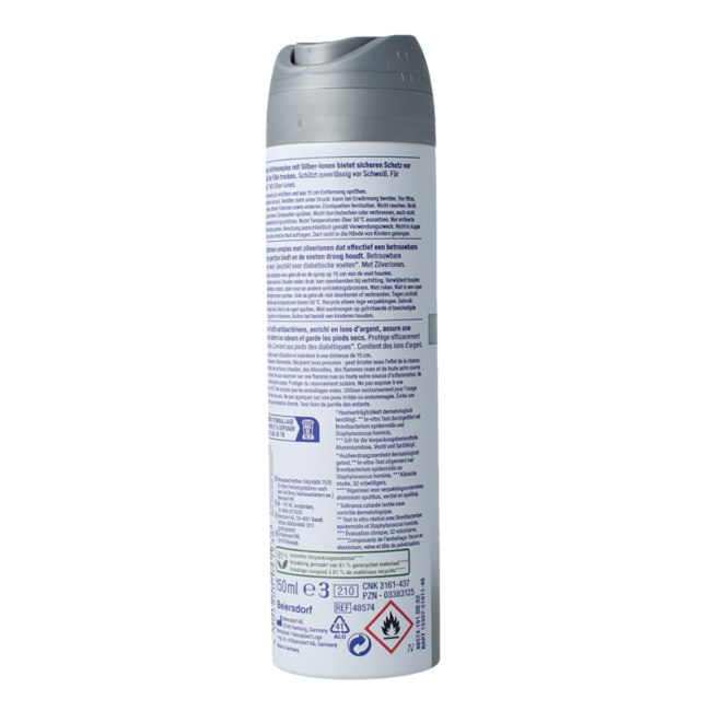 Hansaplast Silver Active foot deodorant 150 Millilitres
