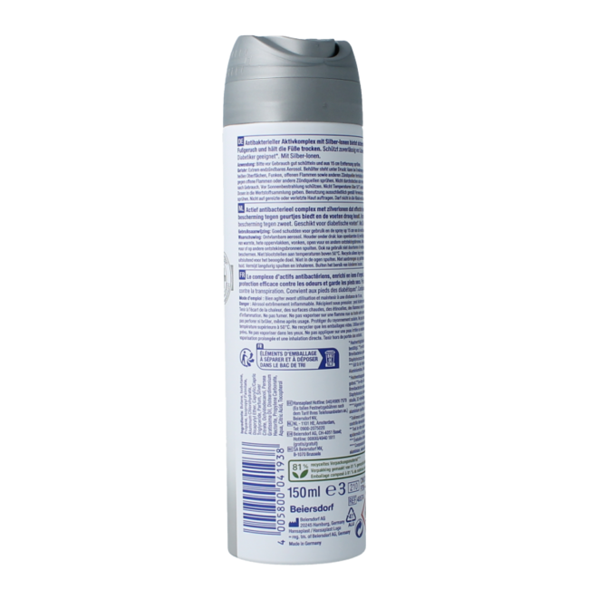 Hansaplast Silver Active Desodorante de Pies 150 ml