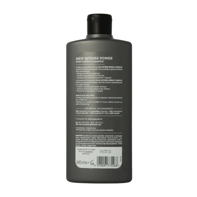 Syoss Shampooing Men Power 440 ml