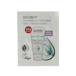 Lavera Sample basis sensitive moisturizing cream bio 100 Stuks