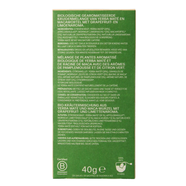 Mindful clarity bio 20 Zakjes