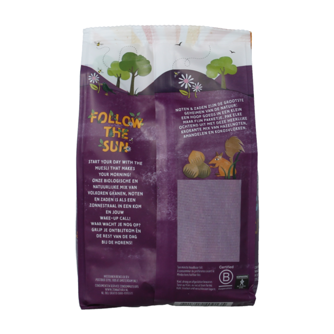 Muesli crujiente de frutos secos y semillas ecológico 375 g