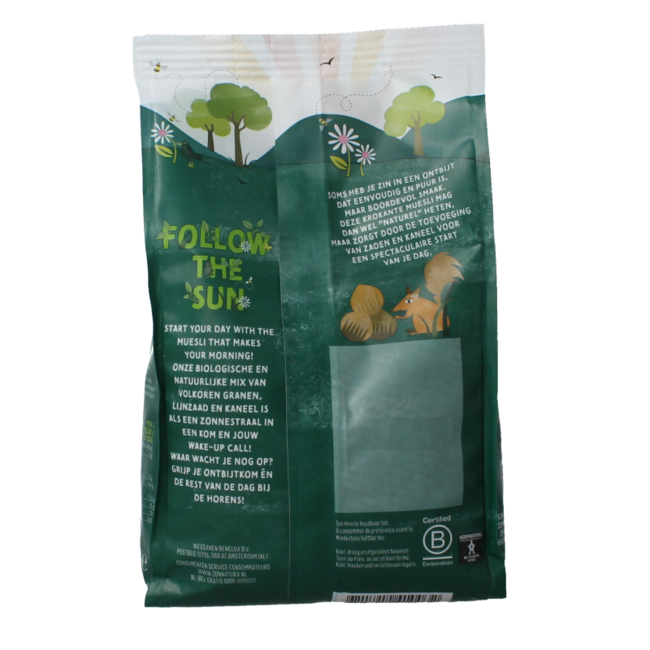 Muesli croustillant nature bio 375 g