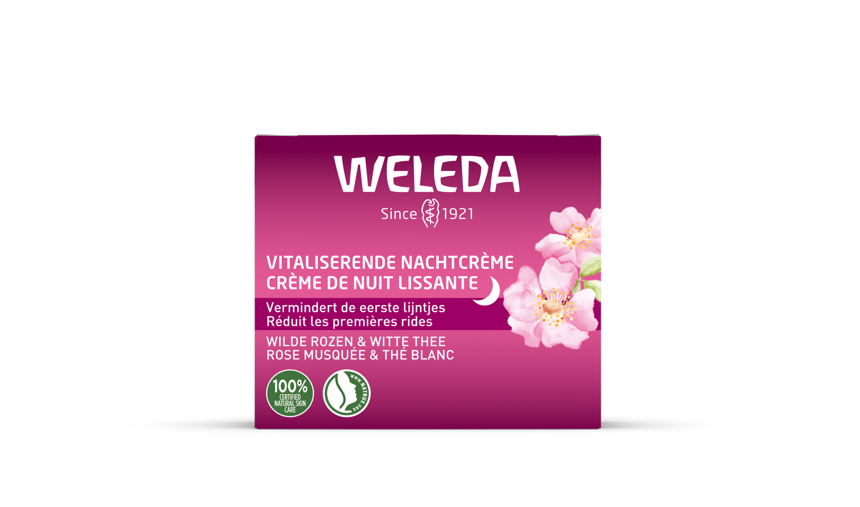 Weleda Crema de noche de rosas silvestres y té blanco 40 mililitros