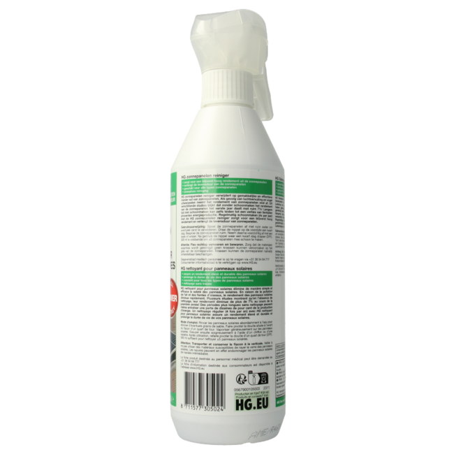 HG Nettoyant pour panneaux solaires 500 ml