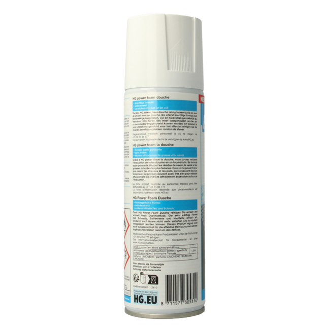 HG Power foam shower 300 Millilitres