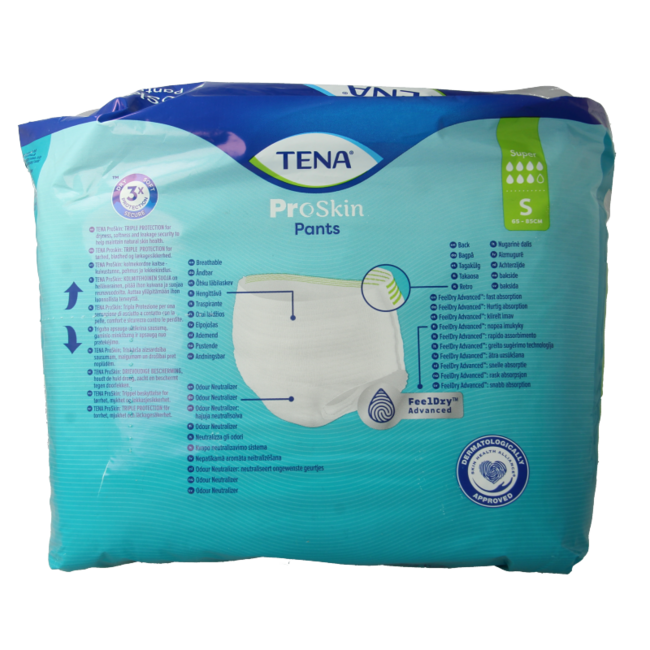 Tena Proskin pants super S 12 Stuks