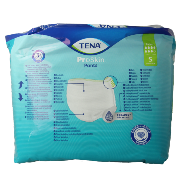 Tena Proskin pants super S 12 unidades
