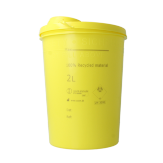Blockland Needle container large yellow 2 Litre