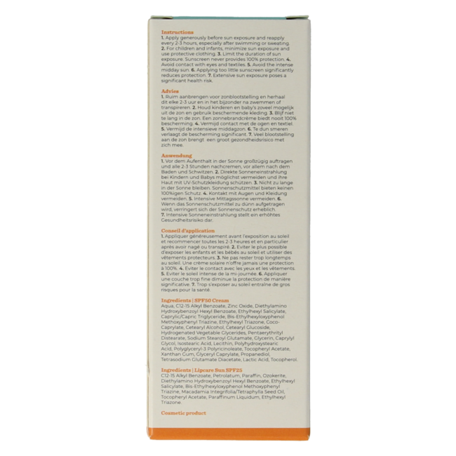 Drs Leenarts Protector solar y bálsamo labial SPF50 20 ml