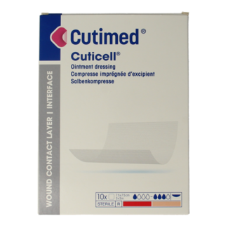 Cuticell Cuticell Zalfgaas 7.5 x 7.5cm 10 Stuks