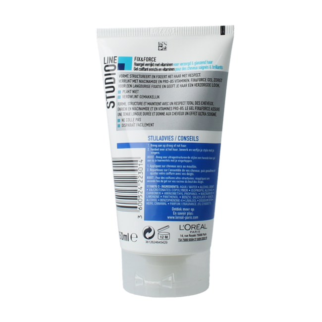 Fix & style gel ultra strong 150 Millilitres