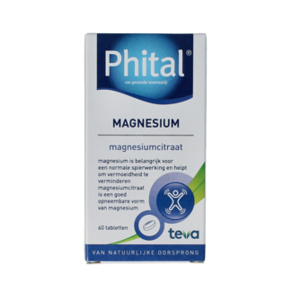 Phital Magnesium 200mg 60 Tablets