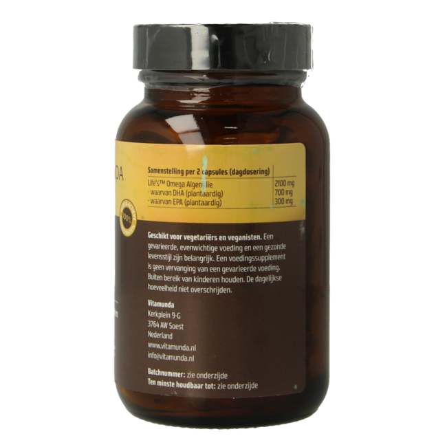 Vitamunda Omega 3 vegan 60 Kapseln