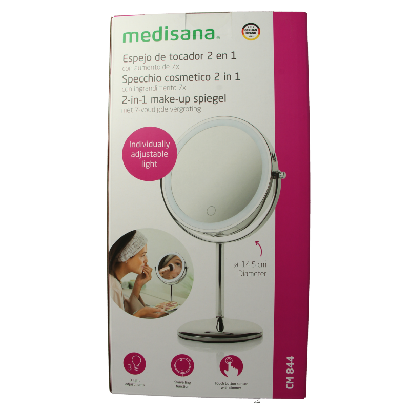 Medisana Espejo cosmético 2 en 1 CM844 1 unidad