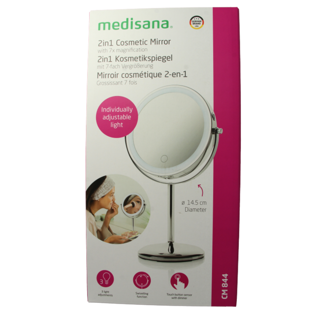 Medisana Cosmetic Mirror 2 in 1 CM844 1 Piece