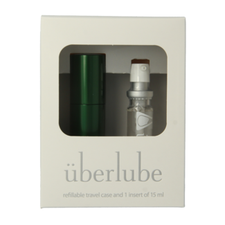 Uberlube Uberlube Good to go grüne Samt-Reisehülle 15 Milliliter