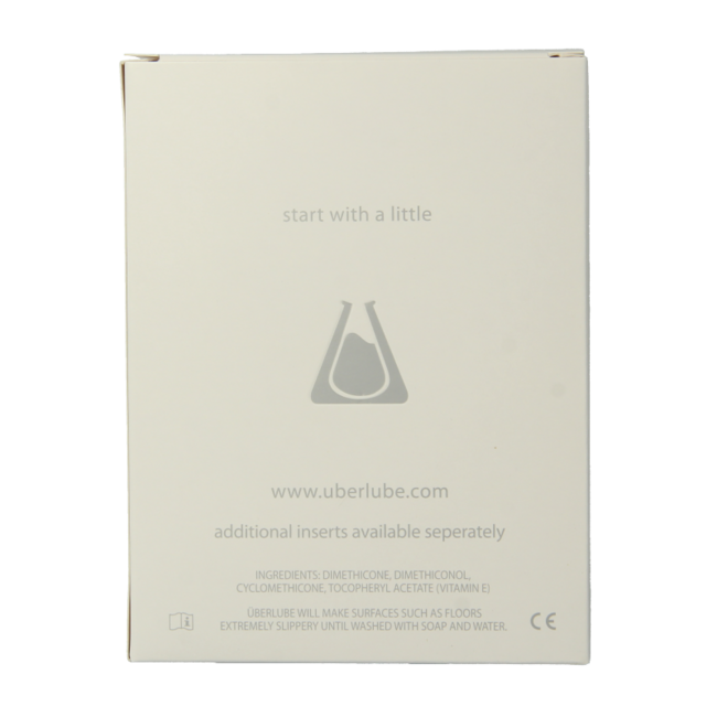 Uberlube Good to Go, Custodia in Velluto Verde, 15 Millilitri